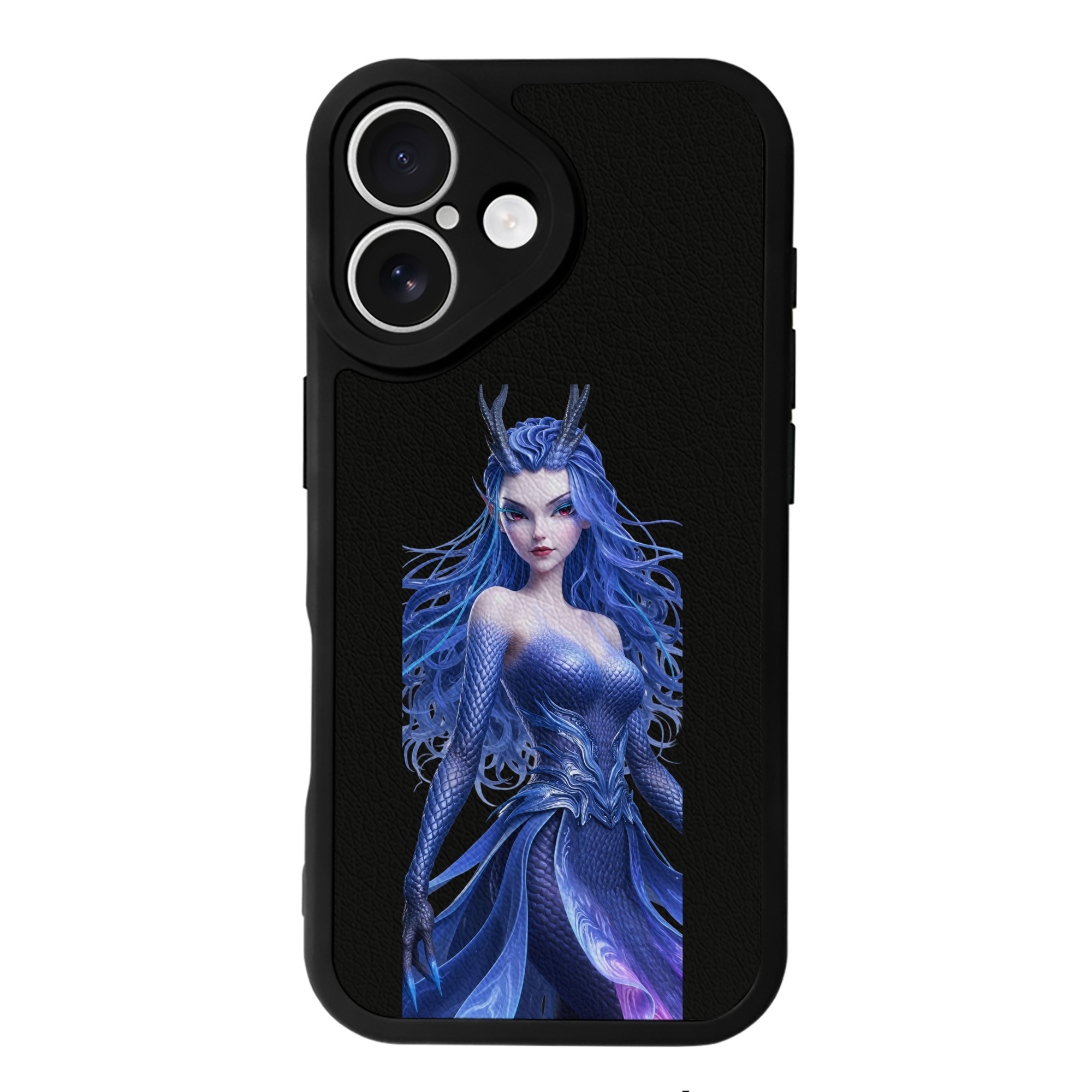 （画像用） Ne Zha 2 ナタ 魔童の大暴れ 【iPhone 16シリーズ対応】シリコンスマホケース（レザー調） 材質：シリコン